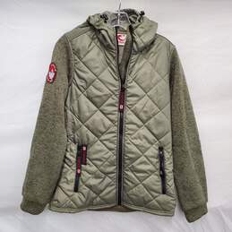 Canada Weathergear WM's Activewear 100% Polyester Heather Green Jacket Size S/P