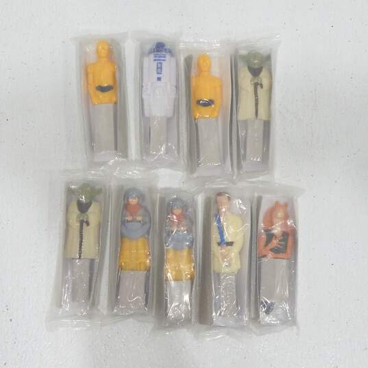 Lot of 9 SEALED General Mills Star Wars Promotional Figure Pens image number 1