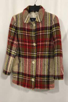 Burberry London Multicolor Plaid Jacket - Size X Small