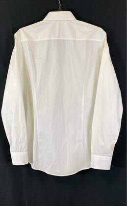 Hugo Boss Mens White Cotton Slim Fit Long Sleeve Button-Up Shirt Size 15.5 alternative image