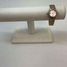 Designer Citizen Gold-Tone Round Dial Water Resistant Analog Wristwatch