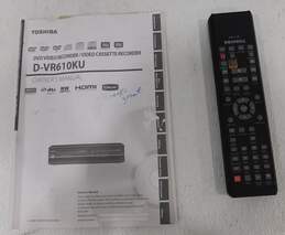 Toshiba D-VR610 Video Recorder DVD VCR VHS Combo Player w/ Remote & Manual alternative image