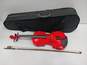 Full Size Red Student Violin in Case image number 1