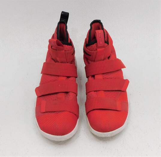 Buy Nike LeBron Zoom 11 University Red White Men's Shoe Size 8.5 | GoodwillFinds