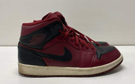 Air Jordan 1 Mid Reverse Banned Multicolor Sneaker Shoe Men 10 image number 1