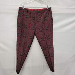 Scotch & Soda WM's Floral Embroidered Stitch Ankle Trousers Size L