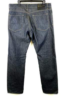 Hugo Boss Mens Black Cotton Ultra Low Rise Straight Leg Denim Jeans Size 36 alternative image