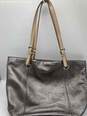 Michael Kors Silver Gray Color Purse image number 2