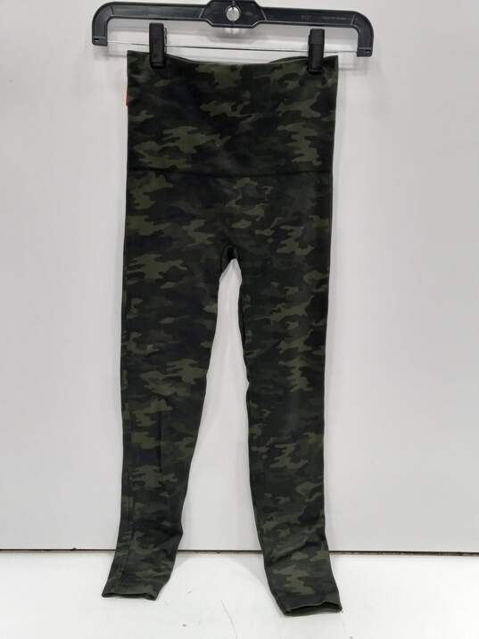 Spanx Women's Green Camo Look at Me Now Leggings Size S with Tags image number 2