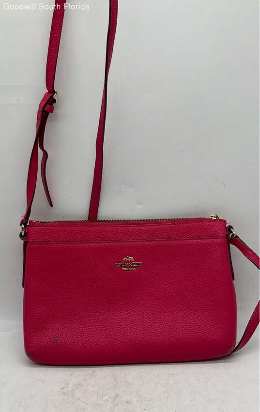 Coach Womens Pink Crossbody image number 1