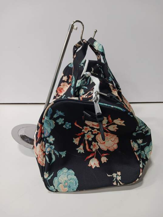 Herschel Floral Black Duffle Bag image number 4