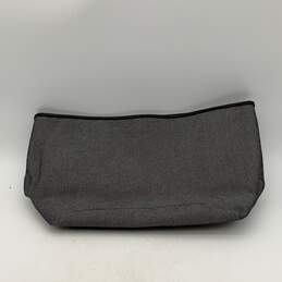 Coach Womens Makeup Pouch Purse Inner Pockets Magnetic Snap Gray Black