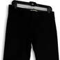 Womens Black Flat Front Pockets Regular Fit Straight Leg Dress Pants Size 8 image number 3