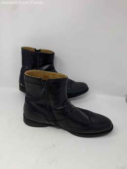 Florsheim Mens Black Leather Side Zip Ankle Work Boots Size 14 D alternative image