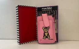 Marc Tetro Yorkie Terrier Phone Wristlet Pink