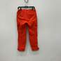 Ralph Lauren Womens Orange Adjustable Waist Ankle Cargo Pants Size 4 image number 2