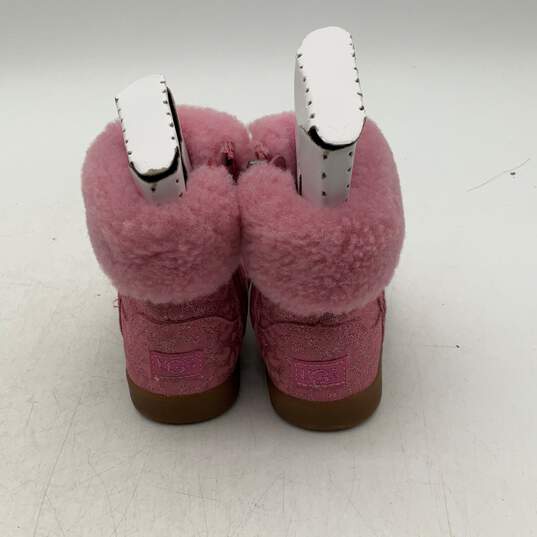 Buy the IOB Ugg Girls Winter Boots T Jorie II 1113898T Glitter Leopard ...