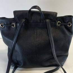 Kate Spade Pebble Leather Leila Flap Backpack Black alternative image