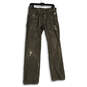 Mens Brown Denim Medium Wash Distressed Straight Leg Jeans Size 30x34 image number 1