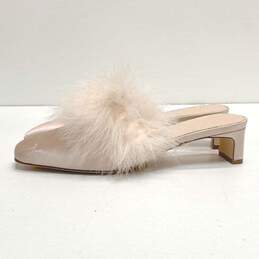 J Crew Fuzzy Kitten Heels Pink 7.5 alternative image