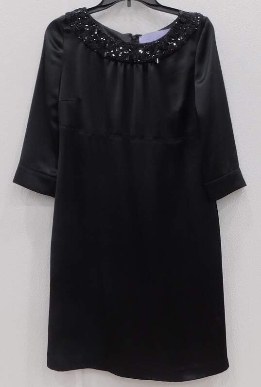 Lavender Label Vera Wang Women's Short Sleeve Black Dress Size 2/36 image number 1