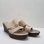 Anne Klein Hermina Light Sand  Brown Wedge Sandals  Size 10 image number 3