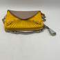 Rebecca Minkoff Womens Yellow Tan Chain Adjustable Strap Crossbody Bag Purse image number 1