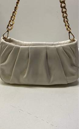 Michael Kors Leather Hannah Small Convertible Shoulder Bag Cream alternative image