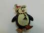 VNTG/MOD Icy Rhinestone Enamel Snowman & Penguin Brooches 108g image number 5
