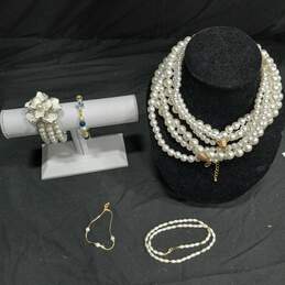 5 pc Elegant Costume Pearls Bundle