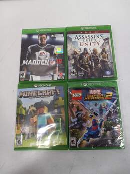 Bundle of 4 Assorted Microsoft Xbox One Video Games
