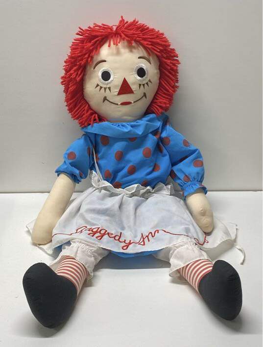 Raggedy Ann Vintage Plush Doll image number 1