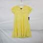 Boston Proper Yellow Cotton Lined Midi Dress WM Size XS NWT image number 1