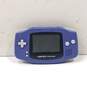 Nintendo GBA Solid Blue Handheld Console image number 1