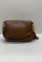 Michael Kors Pebble Leather Bedford Crossbody Bag Tan image number 2
