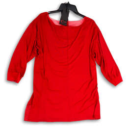 NWT Womens Red Pepper Long Sleeve Scoop Neck Pullover Blouse Top Size L alternative image