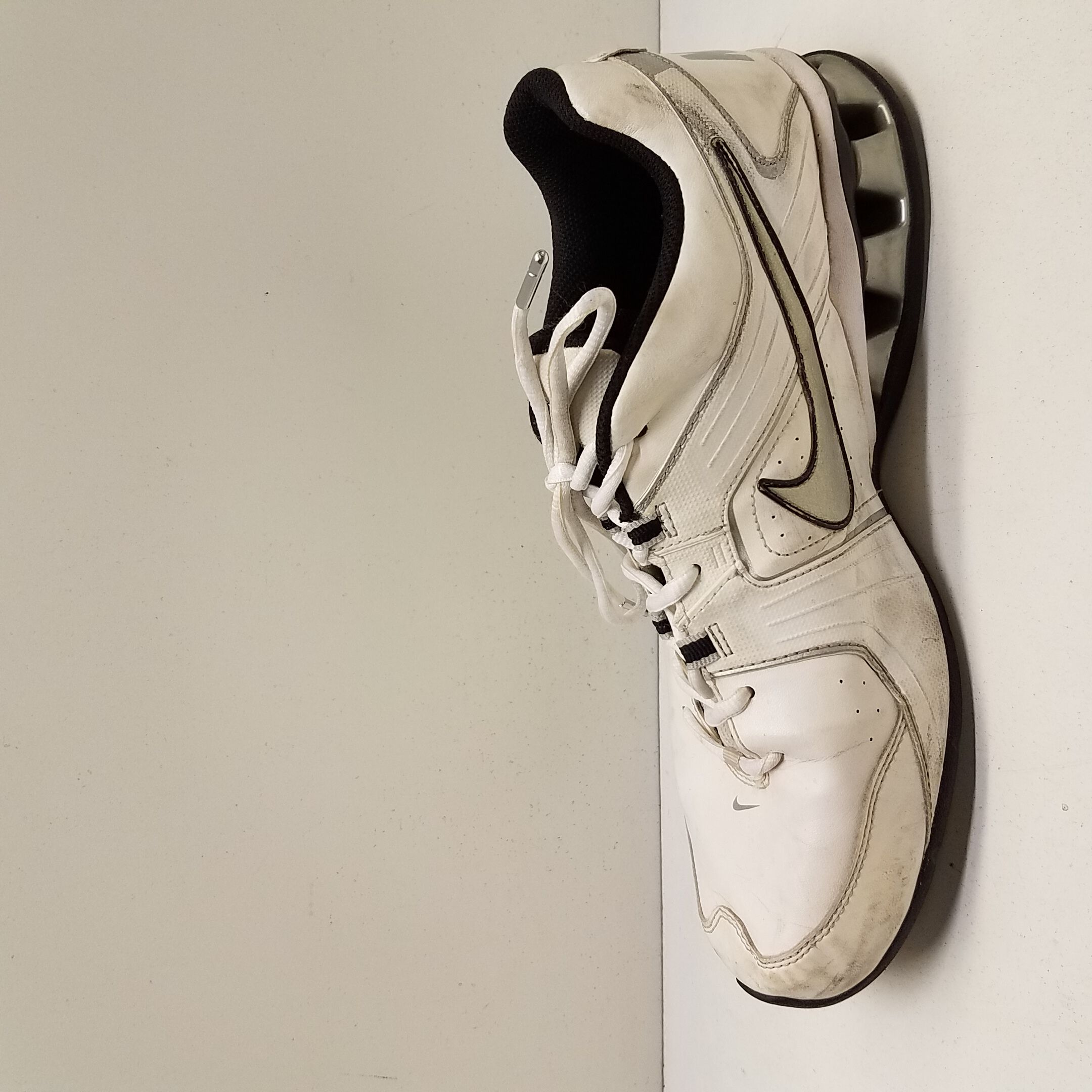 Nike Reax 5 TR White Silver Size 