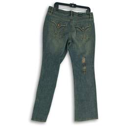 NWT Apt.9 Womens Blue Denim Light Wash 5-Pocket Design Bootcut Jeans Size 12 alternative image