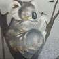 Framed & Signed Sleeping Koala Painting image number 3