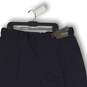 NWT Louis Raphael Mens Dress Pants Flat Front Straight Leg Navy Blue Size 42/30 image number 3