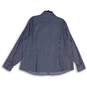 NWT Jones New York Womens Navy Blue White Striped Button-Up Shirt Sz 3X image number 2