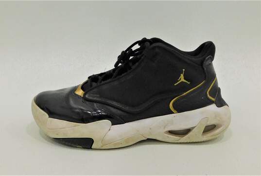 Jordan Max Aura 4 Black Gold Men's Shoes Size 8 image number 2