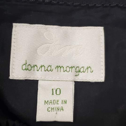 Donna Morgan Black Strapless Dress Sz 10 NWT image number 3