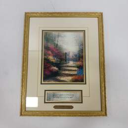 Framed Accent Print by Lightpost Publishing 'Garden of Promise' Thomas Kinkade