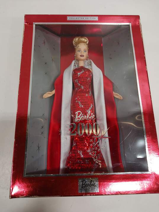 Bundle of 2 Vintage 2000 Collectors Edition Holiday Barbie Dolls NIB image number 3