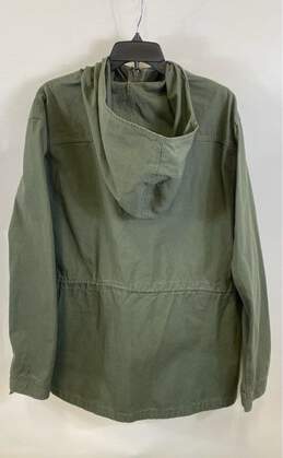NWT Converse Mens Green Cotton Long Sleeve Hooded Full-Zip Utility Jacket Sz XL alternative image