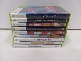 Bundle of 9 Microsoft Xbox 360 Video Games