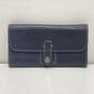 Dooney & Bourke Pebble Leather Slim Wallet Black image number 1