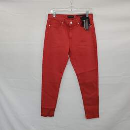 Banana Republic Wash Out Red Mid Rise Ankle Skinny Jeans WM Size 29 NWT