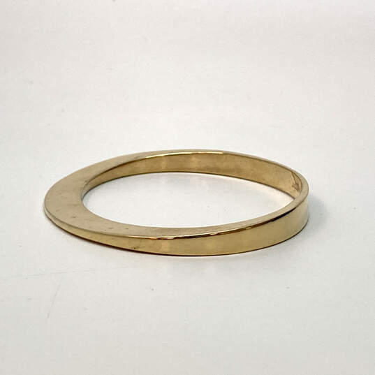 Designer J. Crew Gold-Tone Round Shape Fashionable Bangle Bracelet image number 1